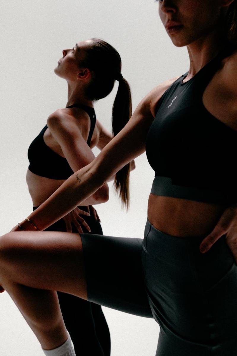 Pilates lunge with arm reach